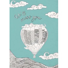 TREE FREE GREETING CARD BALLOON FAREWELL